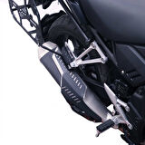 GP Kompozit Honda NX 500 2025 Uyumlu Egzoz Koruma Kapağı Siyah