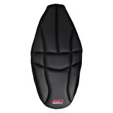 GP Kompozit Honda ADV 350 2023-2025 Uyumlu Fileli Motosiklet Konfor Sele Kılıfı Siyah