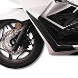 GP Kompozit Honda PCX 125 / 150 2025 Uyumlu Alt Bacak Koruma Siyah