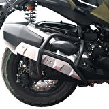 GP Kompozit Kymco DTX 250 / 360 2021-2024 Uyumlu Egzoz Koruma Demiri Siyah