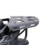 GP Kompozit Kymco DTX 250 / 360 2021-2024 Uyumlu Arka Çanta Demiri Siyah