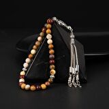 Jasper Doğal Taş Tesbih 33lük - 6mm