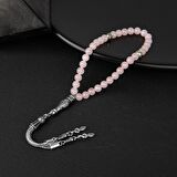 Pembe Kuvars (Gül Kuvars) Doğal Taş Tesbih 33lük - 6mm