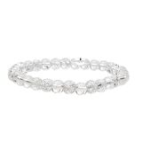 Kristal Kuvars 6mm Doğal Taş Bileklik