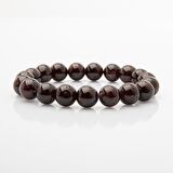 Bordo Granat Lal 10mm Doğal Taş Bileklik