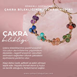 Çakra Bileklik BL-1294 Amazonit, Ametist, Ay Taşı, Güneş Taşı, Jasper, Lapis