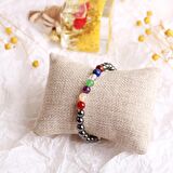 Çakra Bileklik Ametist, Jasper, Akik, Kuvars, Lapis