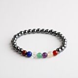 Çakra Bileklik Ametist, Jasper, Akik, Kuvars, Lapis