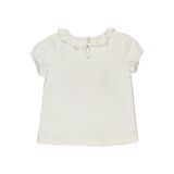 Panço Kız Çocuk Baskı Detaylı T-Shirt Ekru