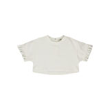 Panço Kız Çocuk Crop T-Shirt Oranj