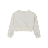 Panço Kız Çocuk Parlak Baskı Detaylı Sweatshirt Fuşya