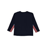 Panço Erkek Çocuk Baskılı T-Shirt Lacivert