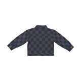 Erkek Çocuk Kareli Denim Mont     