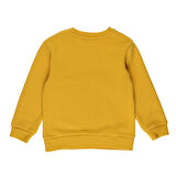 Panço Erkek Çocuk Baskılı Sweatshirt Sarı