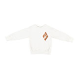 Panço Kız Çocuk Baskı Detaylı Sweatshirt Ekru