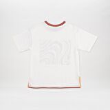 Panço Erkek Çocuk Baskılı T-Shirt Ekru