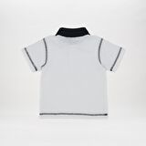 Panço Erkek Çocuk Kontrast T-Shirt Beyaz