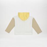 Panço Kız Çocuk Kapüşonlu Sweatshirt Beyaz