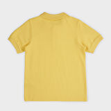 Erkek Çocuk Yakası Dikiş Detaylı T-Shirt Ekru