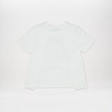 Panço Kız Çocuk Üç Boyutlu Baskı Detaylı T-Shirt Ekru