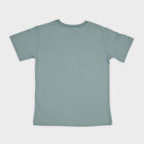 Erkek Çocuk Cep Detaylı T-Shirt Ekru