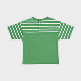 Erkek Çocuk Cepli Kısa Kollu T-Shirt Yeşil