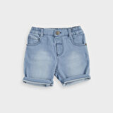 Erkek Çocuk Denim Şort Mavi
