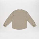 Erkek Çocuk Hakim Yaka Gömlek Bej