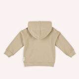 Erkek Çocuk Kapüşonlu Sweatshirt Bej