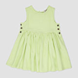 Kız Çocuk  Eteği Volanlı Elbise       