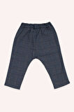 Erkek Çocuk Ekose Pantolon Lacivert