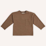 Erkek Çocuk Uzun Kollu T-Shirt Camel