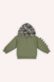 Erkek Çocuk Kapüşonlu Sweatshirt Haki
