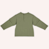 Erkek Çocuk Baskılı Uzun Kollu T-Shirt Mint
