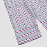 Kız Çocuk  Çizgi Desenli Salopet       