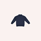 Erkek Çocuk Yakalı Sweatshirt Lacivert