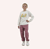 Kız Çocuk Baskılı T-Shirt Sarı