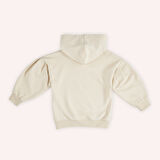 Kız Çocuk Kapşonlu Sweatshirt Bej