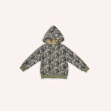 Erkek Çocuk Baskılı Sweatshirt Bej