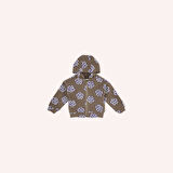 Kız Çocuk Kapüşonlu Mont Camel