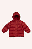 Kız Çocuk Şişme  Mont Kırmızı