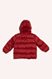 Kız Çocuk Şişme  Mont Kırmızı
