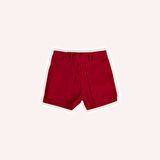 Kız Çocuk Kadife Şort Kırmızı