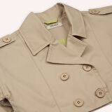 Kız Çocuk Fonksiyonel Yağmurluk Bej