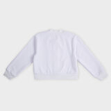 Kız Çocuk  Dokulu Fermuarlı Sweatshirt       