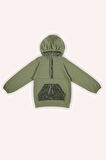 Erkek Çocuk Kapüşonlu Sweatshirt Lacivert