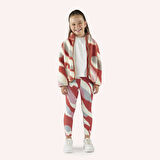 Kız Çocuk Baskı Detaylı T-Shirt Ekru