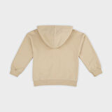 Erkek Çocuk Fermuarlı Sweatshirt Bej