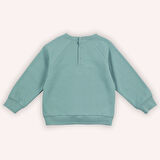Erkek Çocuk İki Cepli Sweatshirt Haki