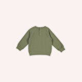 Erkek Çocuk İki Cepli Sweatshirt Haki